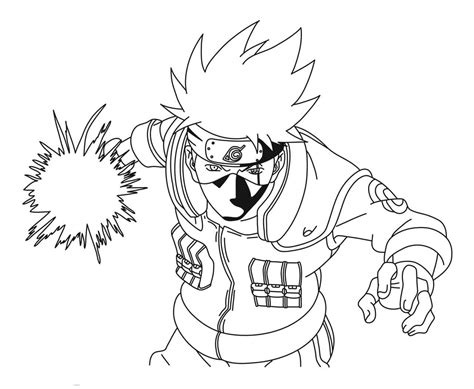 cacashi para colorear|imagenes de kakashi hatake.